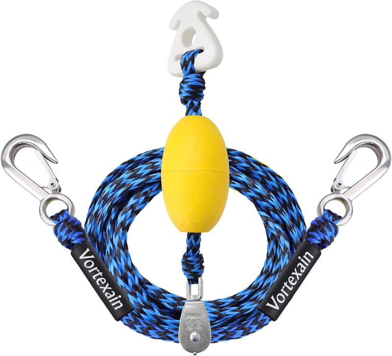Vortexain Boat Tow Rope with Stainless Steel, Ropes for Towable Tubes Jet Ski Accessories - Image 1